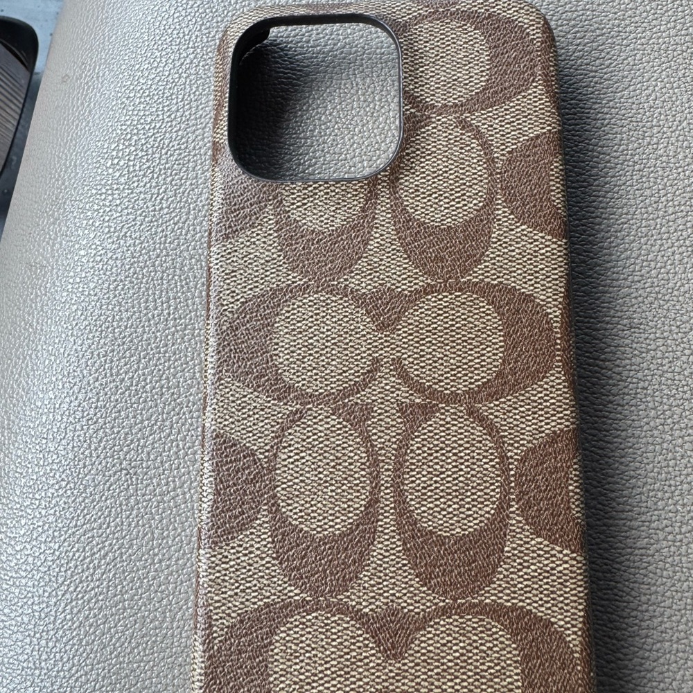 Coach Brown Phone Case (iPhone 15 pro max)